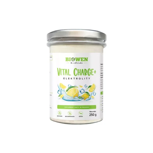 Elektrolity Vital Charge+ Biowen cytrynowe - 250 g