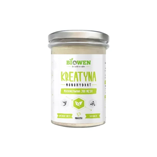 Kreatyna monohydrat mikronizowana 200 MESH Biowen - 250 g