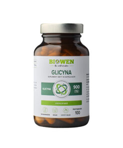 Glicyna 900 mg Biowen 100 kaps