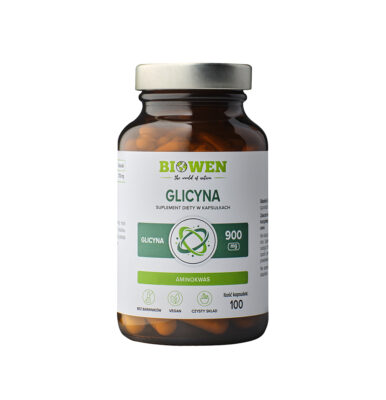 Glicyna 900 mg Biowen 100 kaps