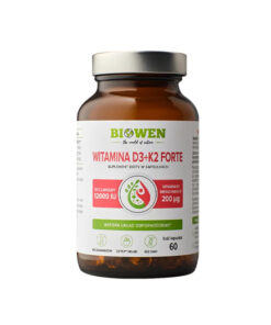 Witamina D3+K2 Forte 12.000iu - 60 kapsułek